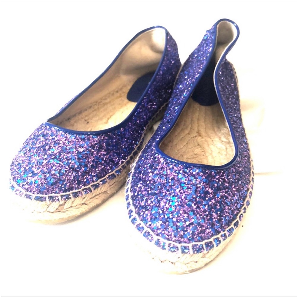 Jimmy Choo Pow Glitter Espadrilles